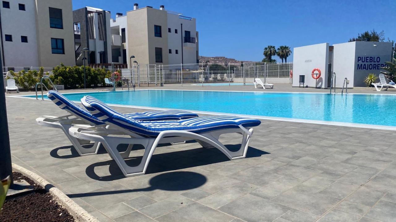 Sunny Luxury Apartment With Two Great Sunny - Level Terraces, Two Swimming Pools, In A New Complex Pueblo Majorero, Close To Fuerteventura Golf Club, Next To The Beach , Atlantico Shopping Mall And Casino In Калета-де-Фусте Екстер'єр фото